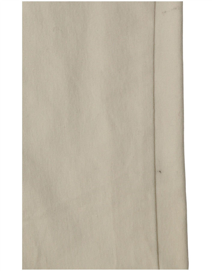 ZARA Женские повседневные узкие брюки среднего размера W28 L28 Off White