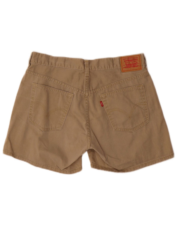 Женские повседневные шорты Levi's US 12, большие W32, бежевый хлопок