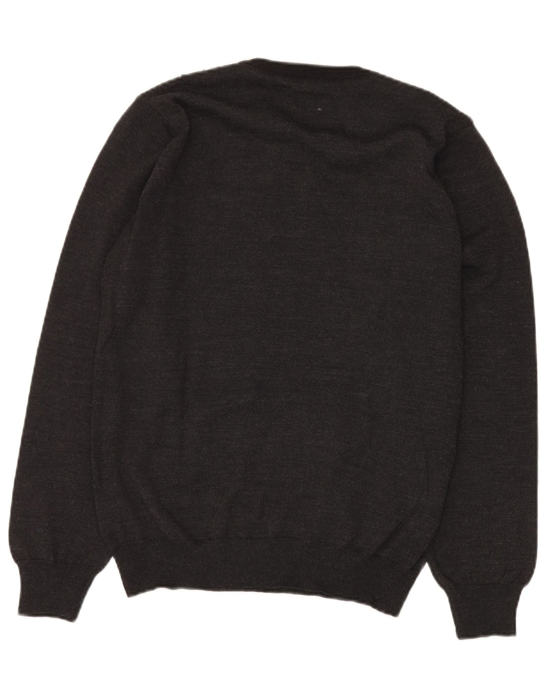 KITARO Мужской джемпер с v-образным вырезом, большой серый шерстяной свитер в клетку