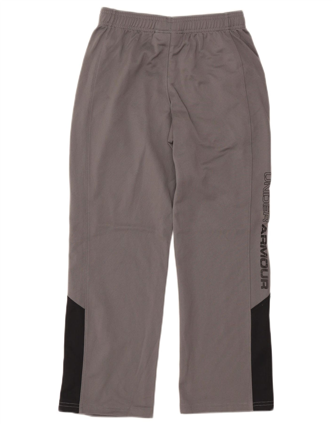 Спортивные брюки UNDER ARMOR для девочек 9–10 лет, средний серый цвет с цветными блоками