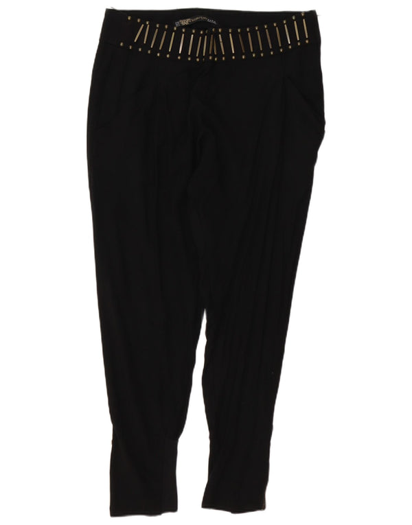 Женские узкие укороченные брюки Zara Medium W28 L27, черные