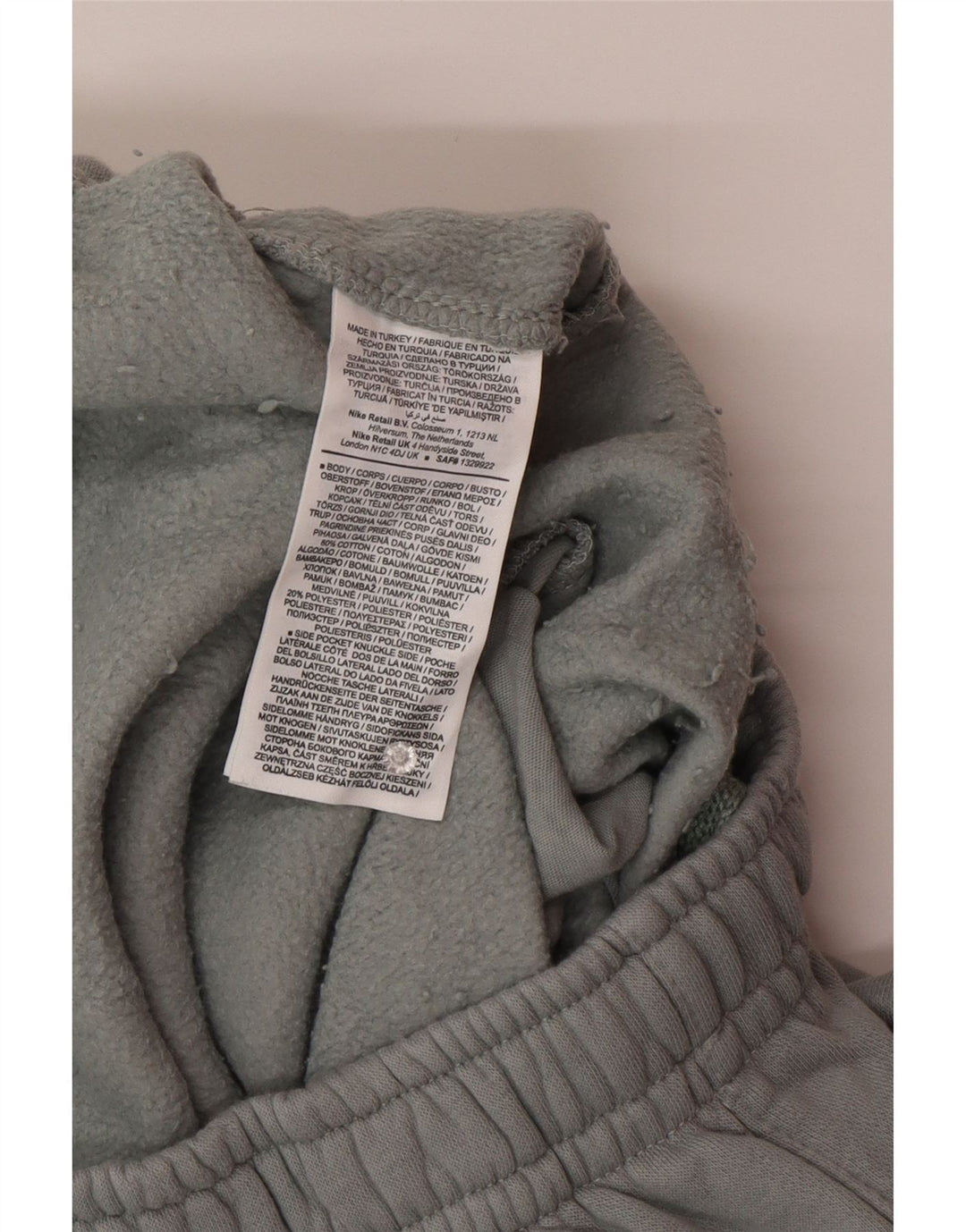 Мужские спортивные брюки Nike, джоггеры среднего серого цвета, хлопок