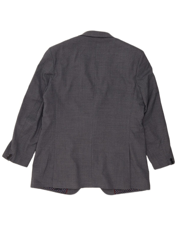Мужской пиджак на двух пуговицах Marks & Spencer UK 44 XL, синий полиэстер