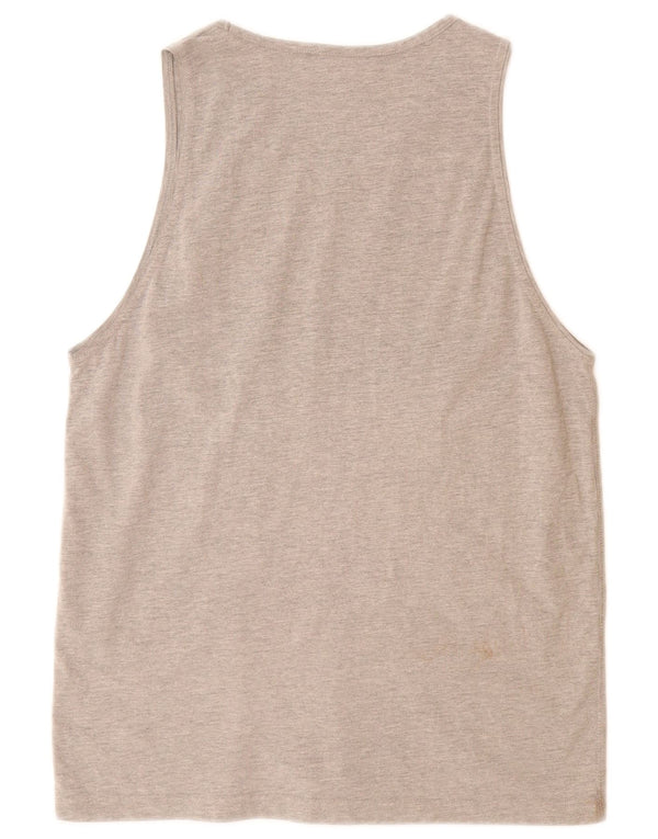 Майка с графическим рисунком ASICS для девочек 15–16 лет, XL, серый в крапинку