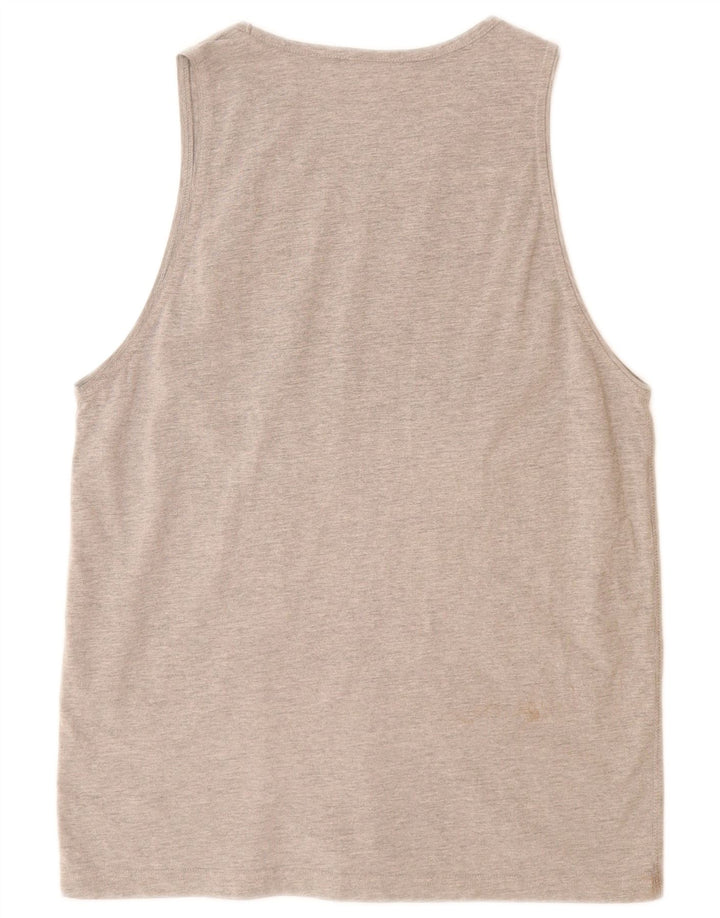 Майка с графическим рисунком ASICS для девочек 15–16 лет, XL, серый в крапинку