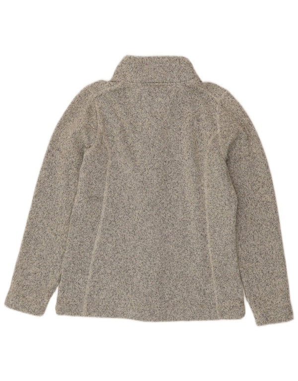 Rohan Womens Cardigan Sweater UK 10 Small Grey Flecked Polyester