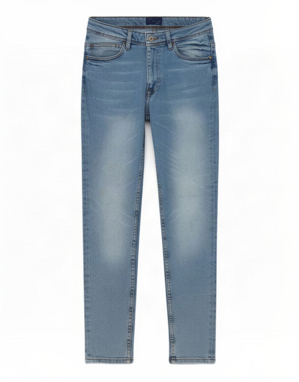 Мужские узкие джинсы Zara EU 44, большие W34 L29, синие