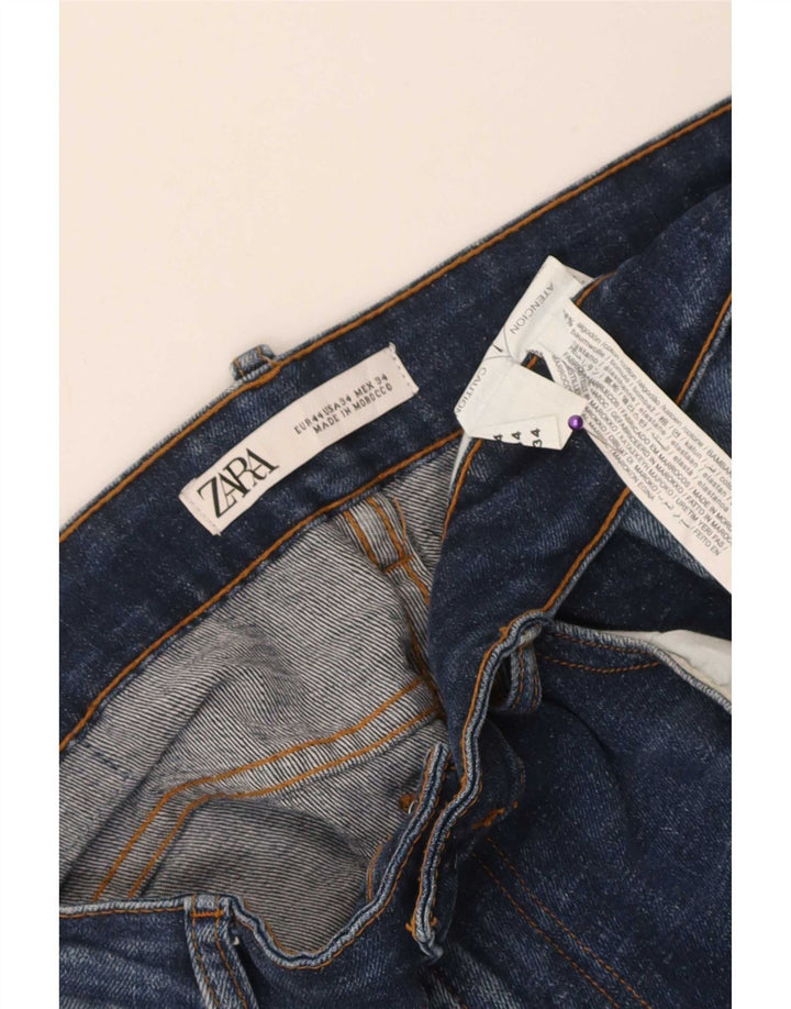 Мужские узкие джинсы Zara EU 44, большие W34 L29, синие, хлопок