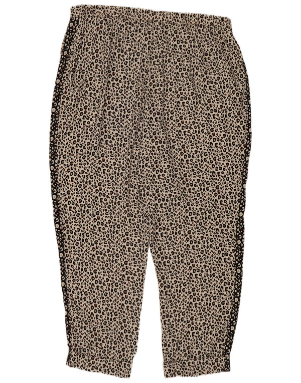 Женские повседневные брюки с высокой талией Marks & Spencer, Великобритания, 18 XL, W36, L27, белые