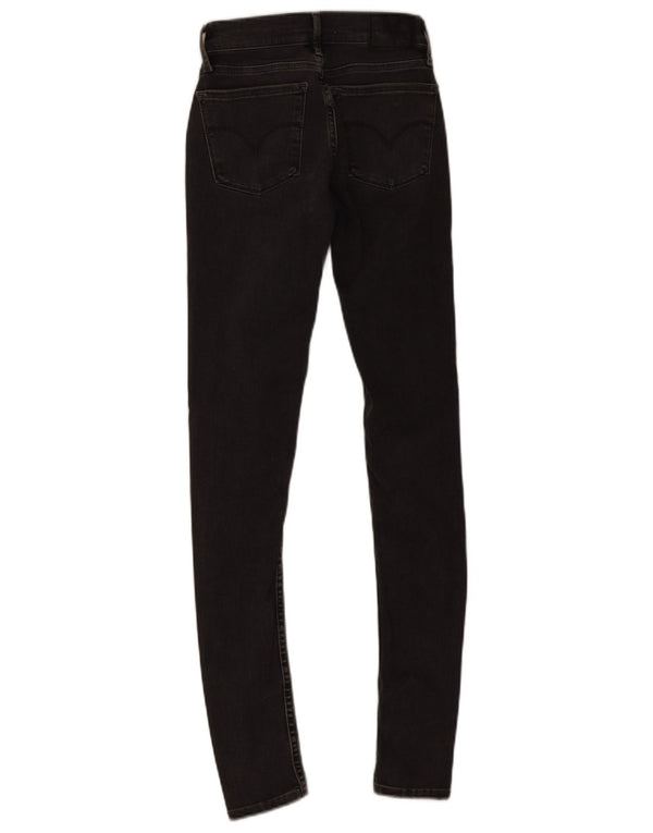 Женские джинсы Levi's 710 Super Skinny W23 L30, черный хлопок