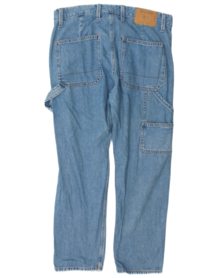Женские прямые джинсы-карго Jack & Jones W34 L30, синие, хлопок