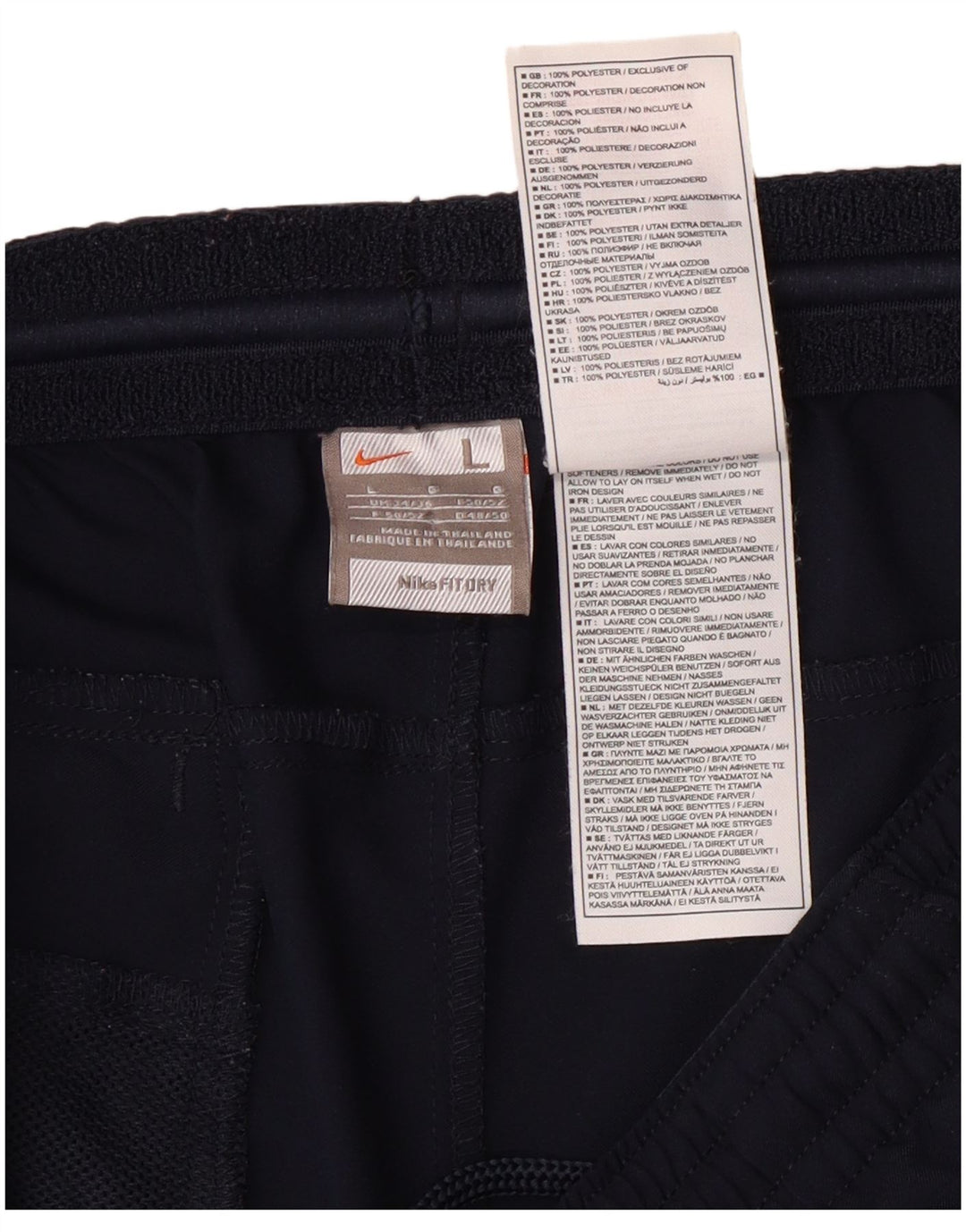 Мужские спортивные шорты Nike, большие темно-синие, полиэстер