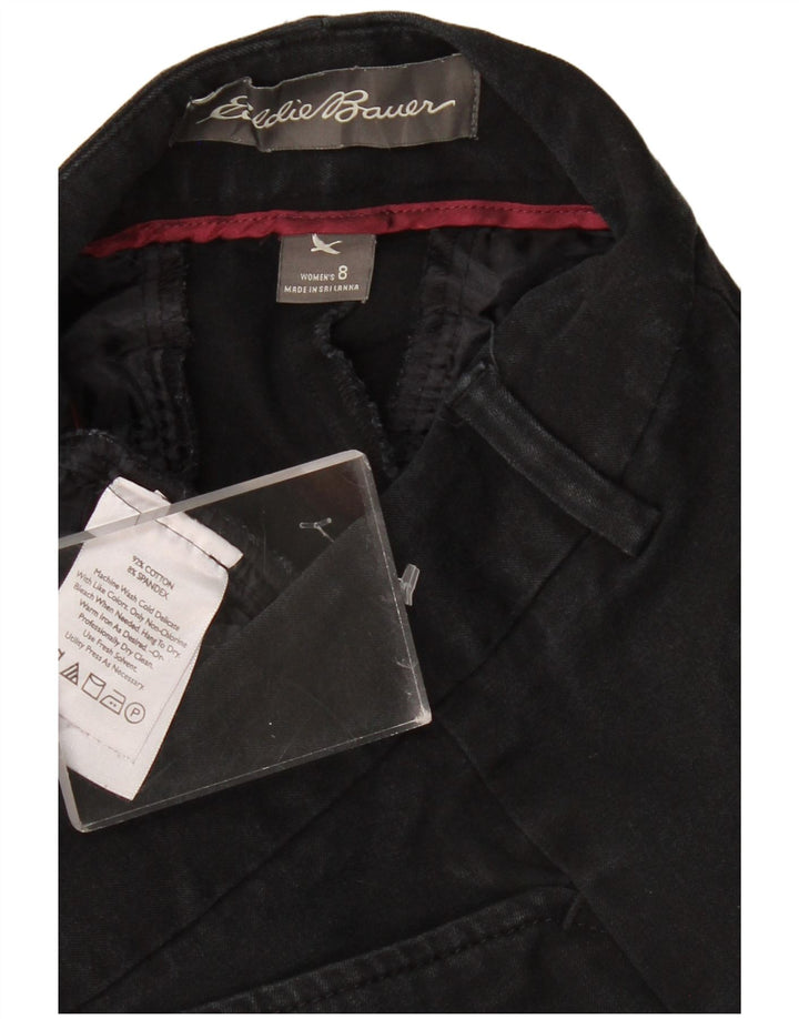 Женские повседневные брюки Eddie Bauer Bootcut, размер США 8, средний размер W30 L30, черный хлопок