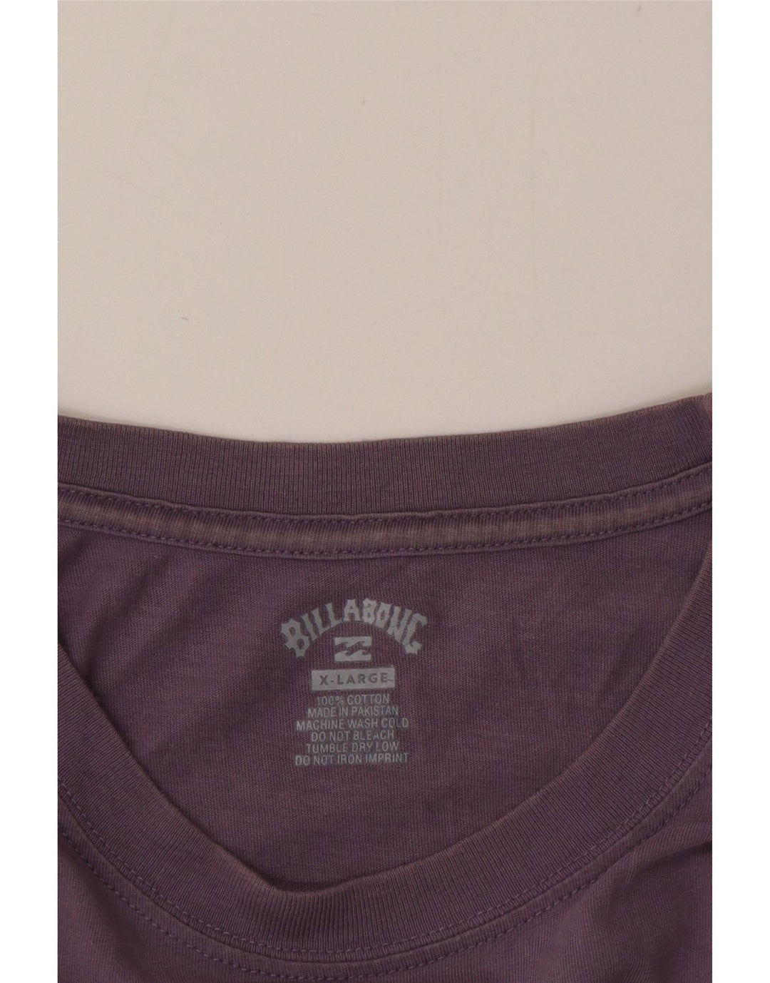 Billabong Мужская футболка с рисунком Top XL Фиолетовый хлопок