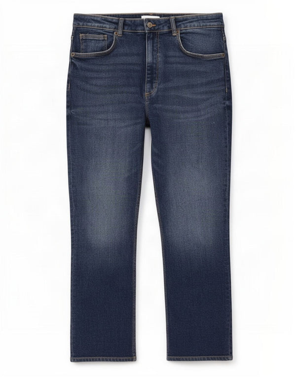 Женские прямые джинсы Zara EU 46 2XL W36 L26 синие
