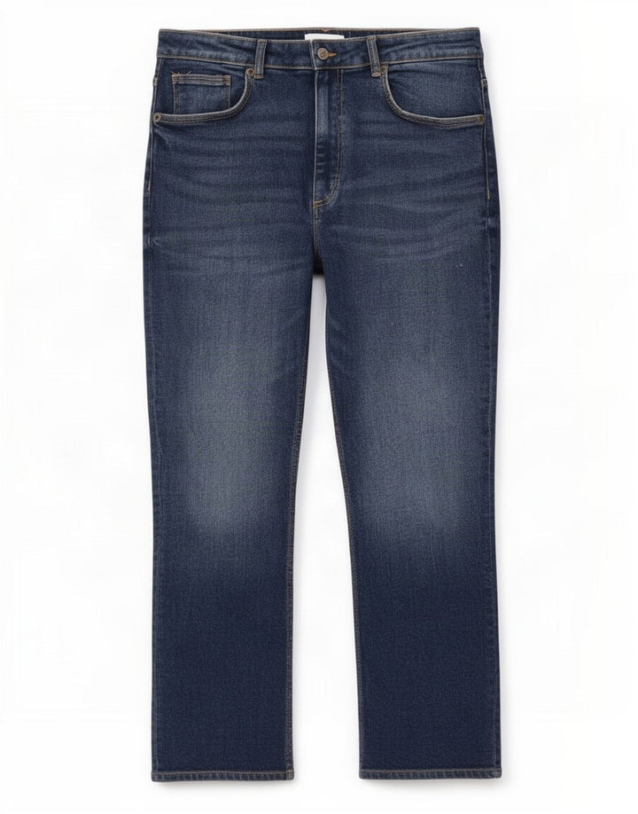 Женские прямые джинсы Zara EU 46 2XL W36 L26 синие