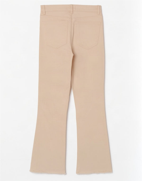 Женские укороченные джинсы Zara Bootcut EU 38 Small W28 L25 Off White