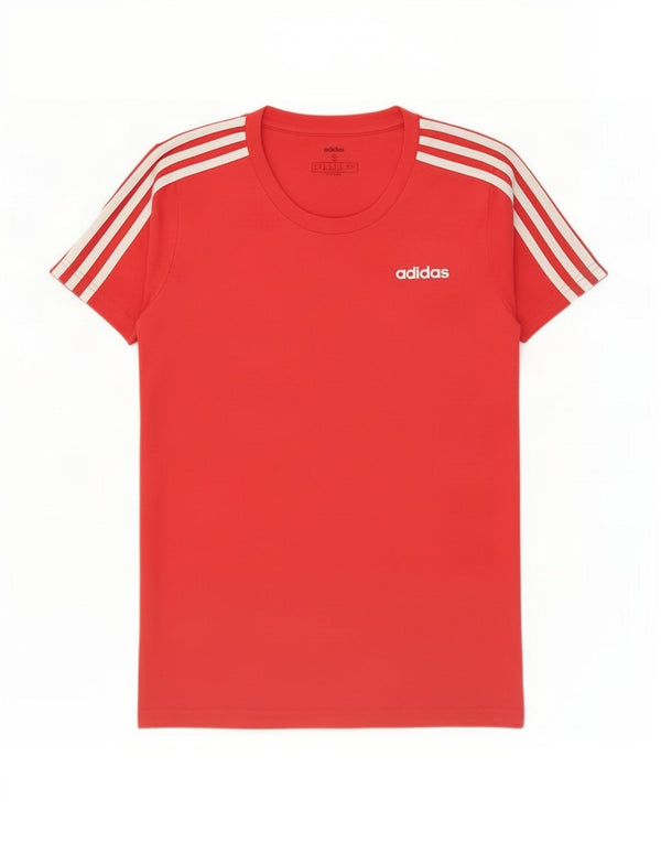 Женская футболка Adidas Top UK 8/10, маленькая красная
