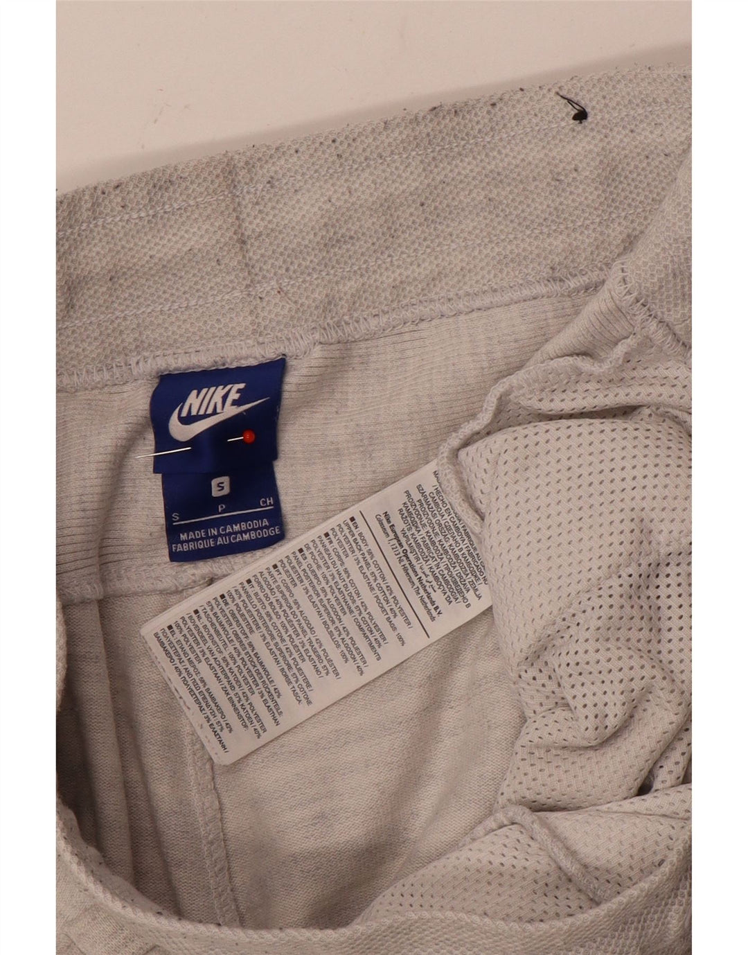 Мужские спортивные брюки Nike, маленькие серые, хлопок