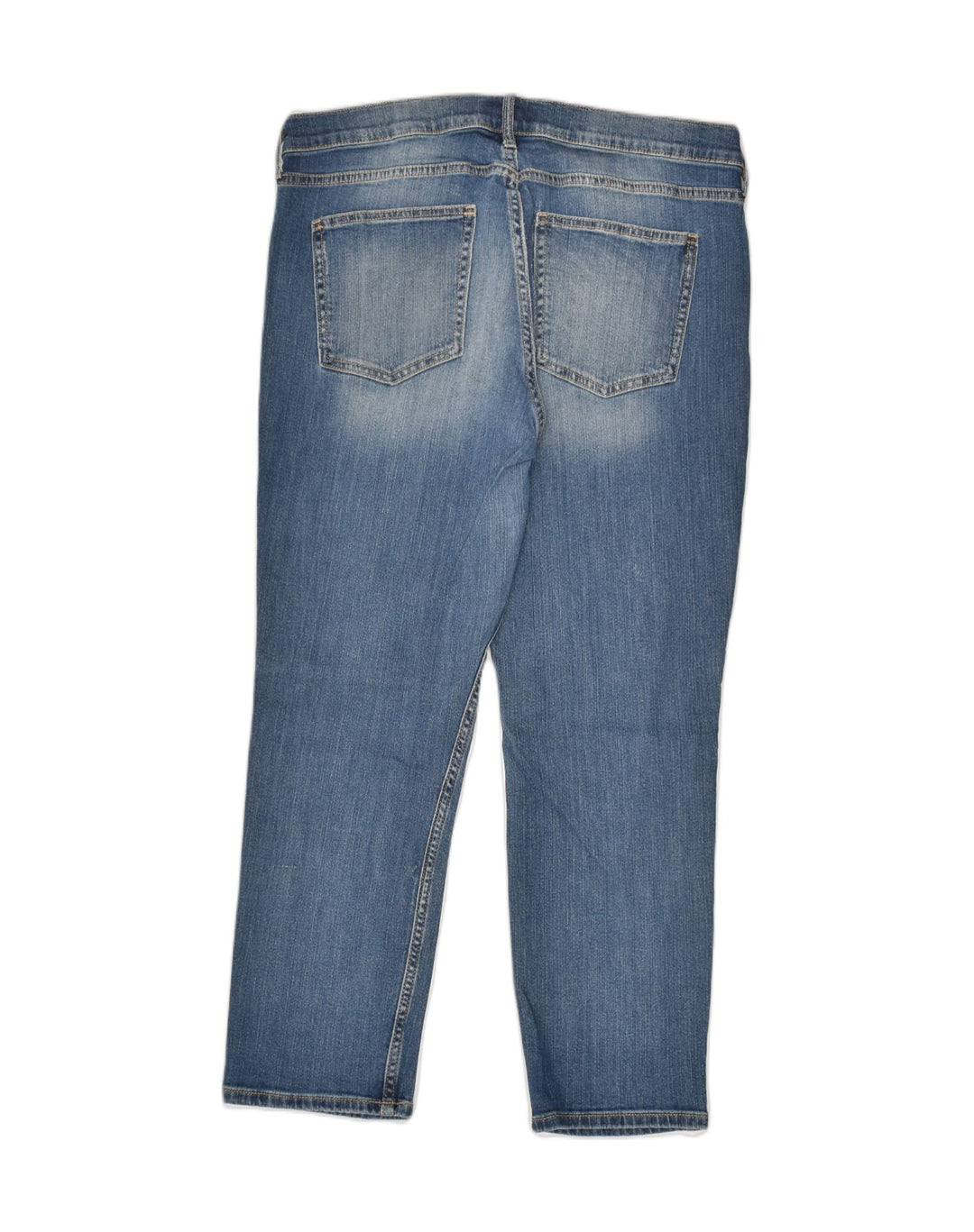 BANANA REPUBLIC Womens Girlfriend Tapered Jeans W34 L27 Blue Cotton | Vintage Banana Republic | Thrift | Second-Hand Banana Republic | Used Clothing | Messina Hembry 