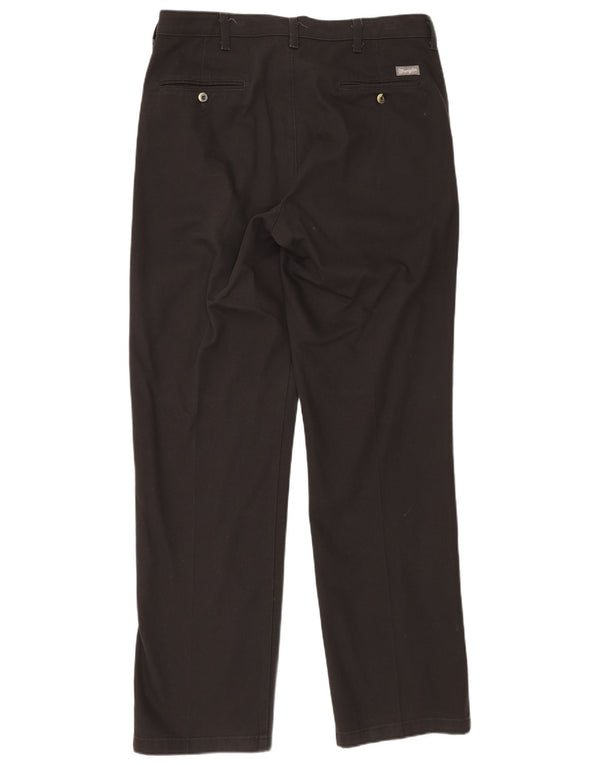 Мужские прямые брюки чинос WRANGLER Riata W34 L34, черный хлопок