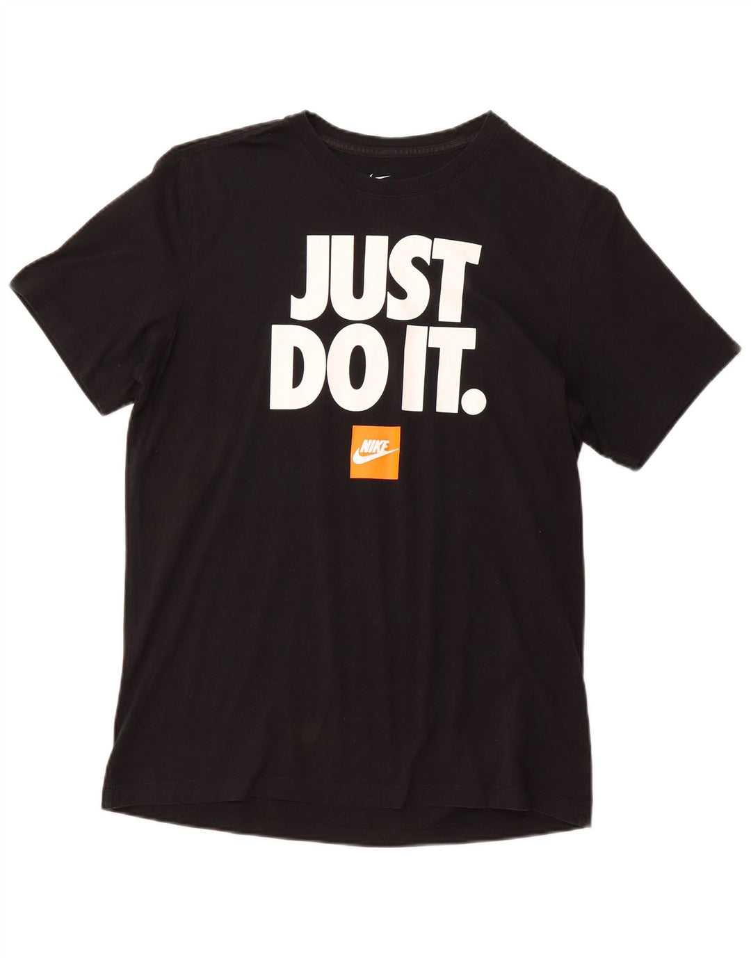 Мужская футболка с рисунком NIKE, большой размер, черный хлопок