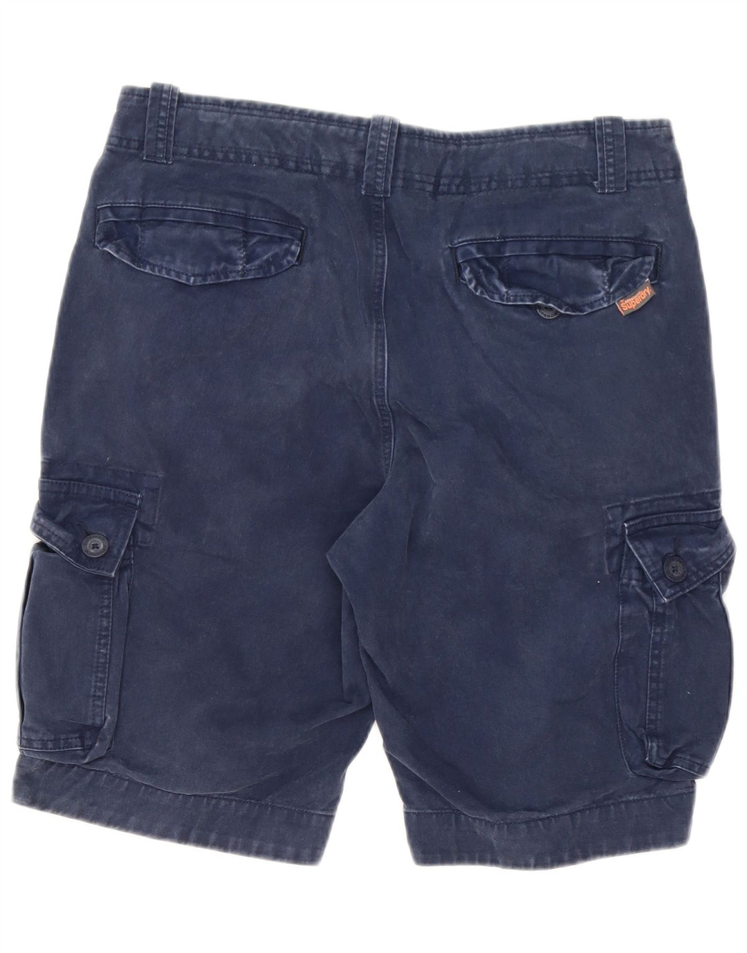 Мужские шорты-карго Superdry, большие W34, темно-синие, хлопок