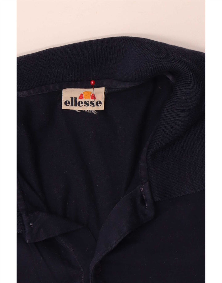 Мужская рубашка-поло Ellesse, большая, темно-синяя