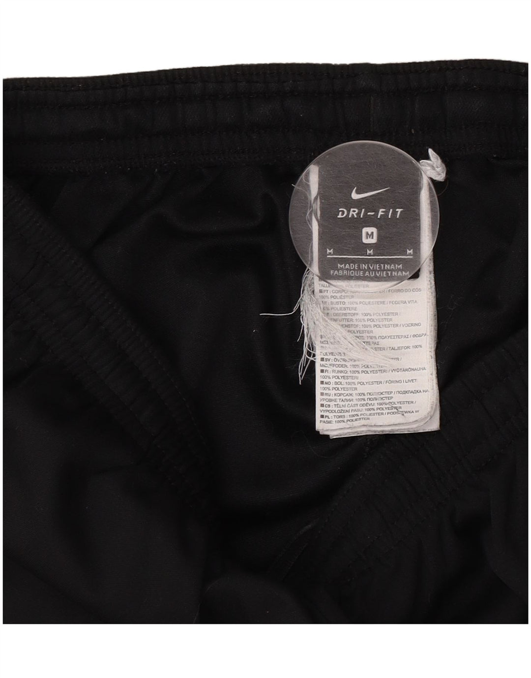 Мужские спортивные брюки Nike Dri Fit, средний черный полиэстер
