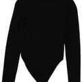 Женское боди с длинными рукавами Zara UK 8, маленький черный полиамид
