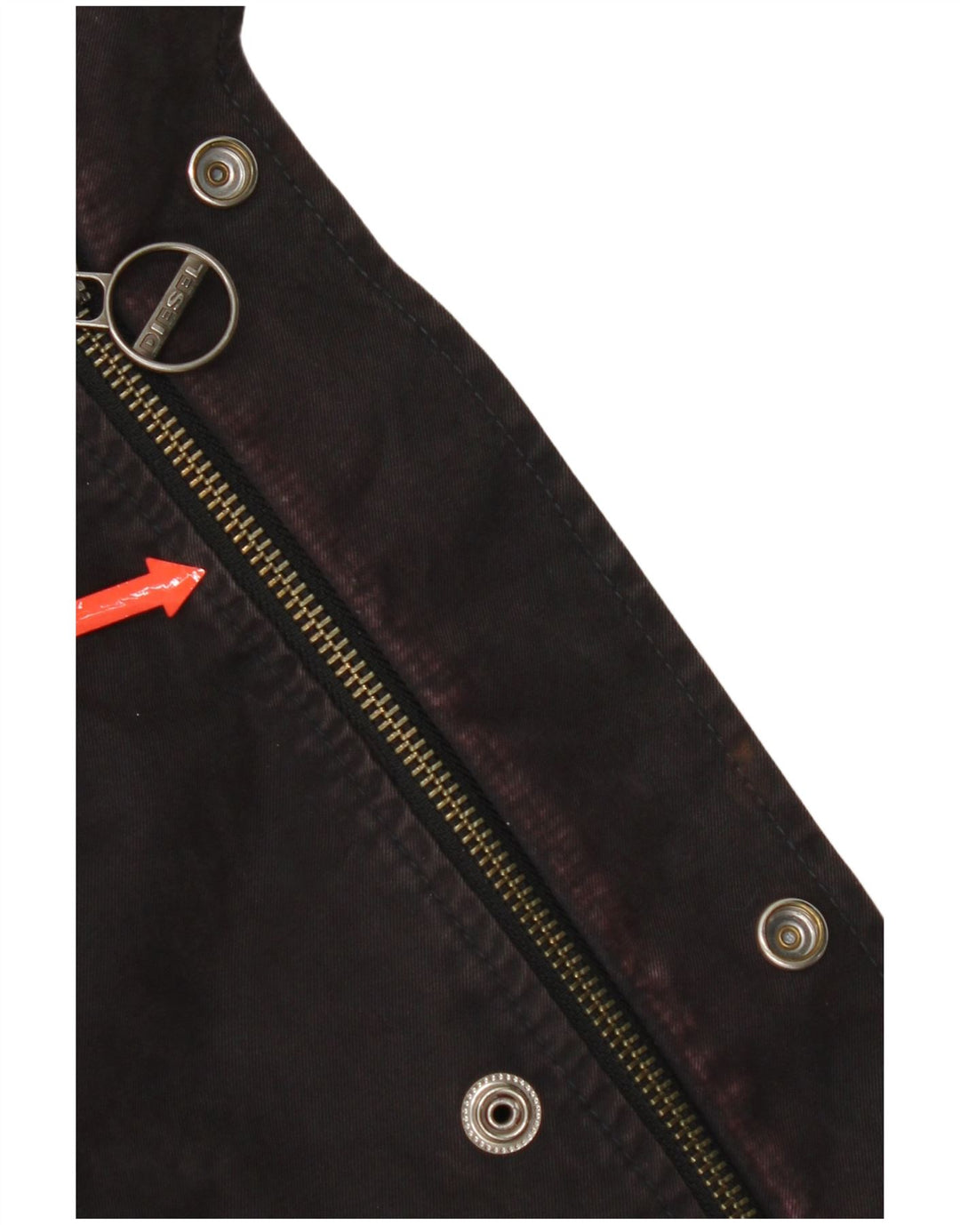 Женская куртка Diesel UK 18 XL, черный хлопок