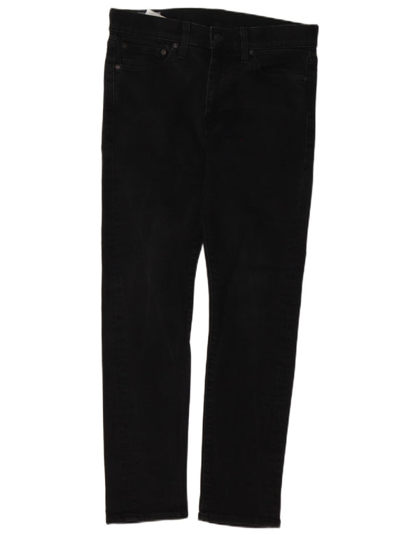 Levi's Mens 510 Skinny Jeans W32 L30 Black Cotton