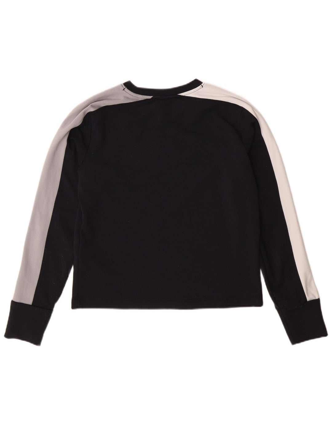 Женский топ свободного кроя UNDER ARMOR с длинным рукавом UK 6 XS, черный цветной блок