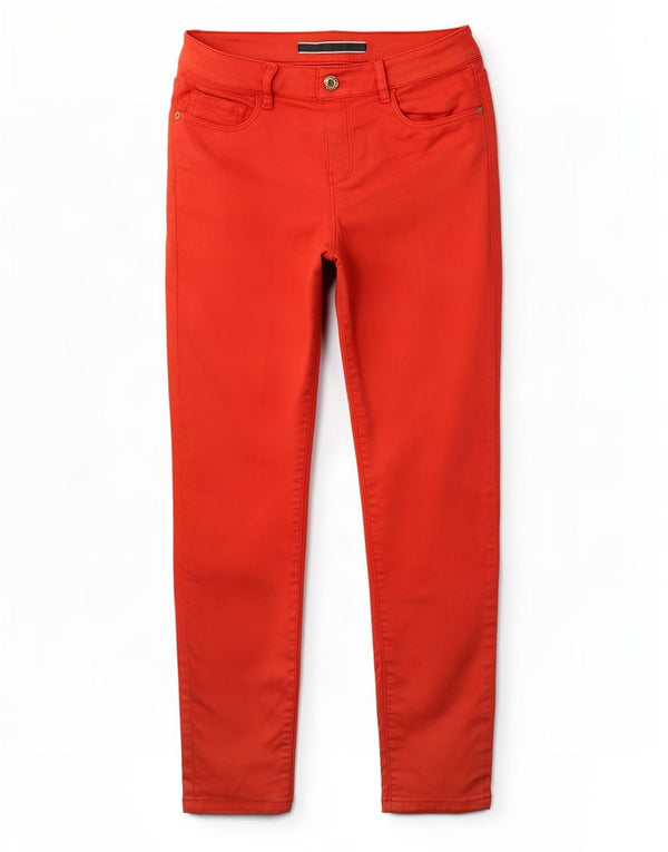 Женские джинсы скинни Massimo Dutti EU 38 Small W28 L24 Красный хлопок