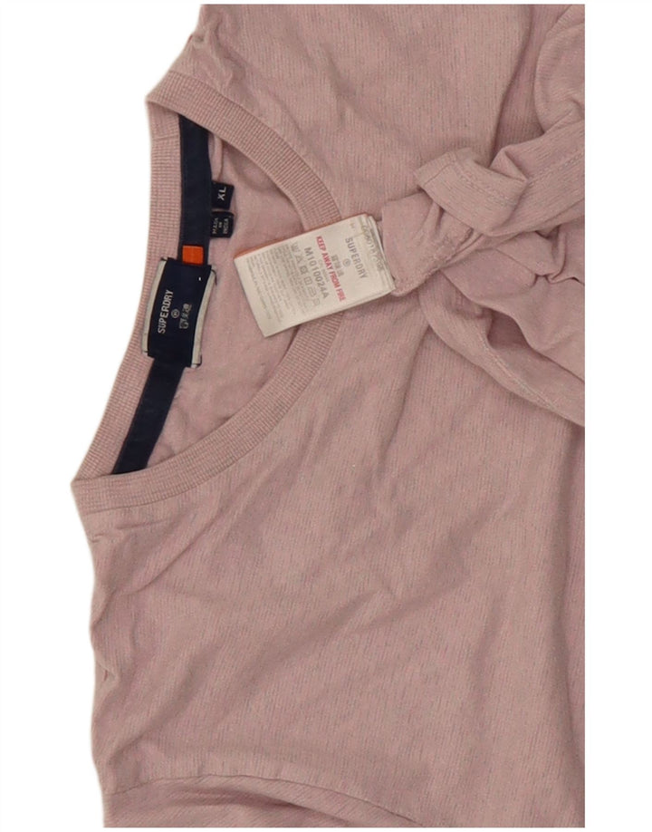 Мужская футболка Superdry Top XL, розовый хлопок