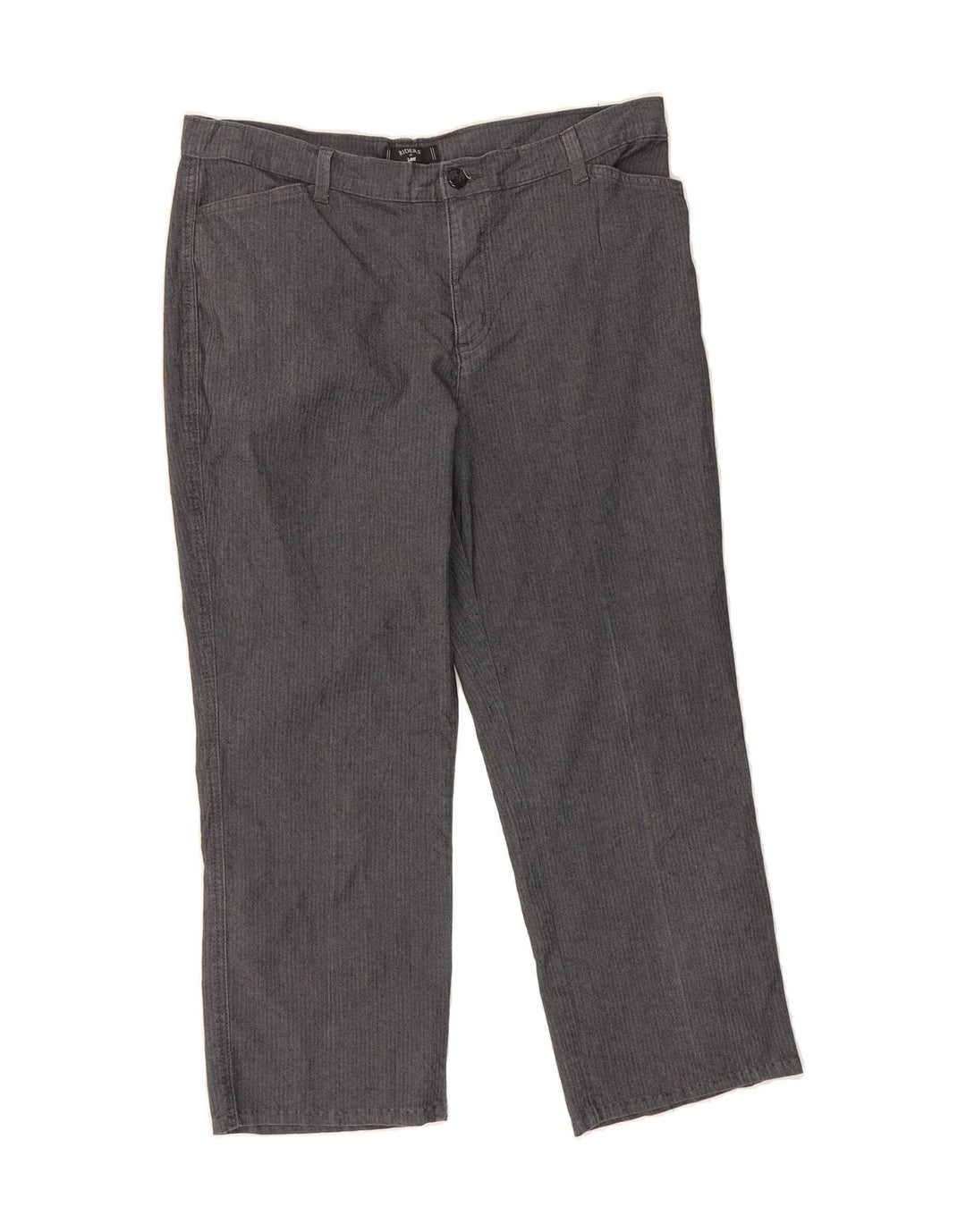 LEE Womens Riders Straight Casual Trousers W36 L26 Grey Herringbone Vintage Lee and Second-Hand Lee from Messina Hembry 