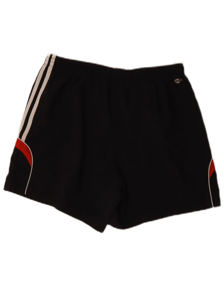 Мужские спортивные шорты Adidas Clima 365, средний черный, полиэстер с цветными блоками