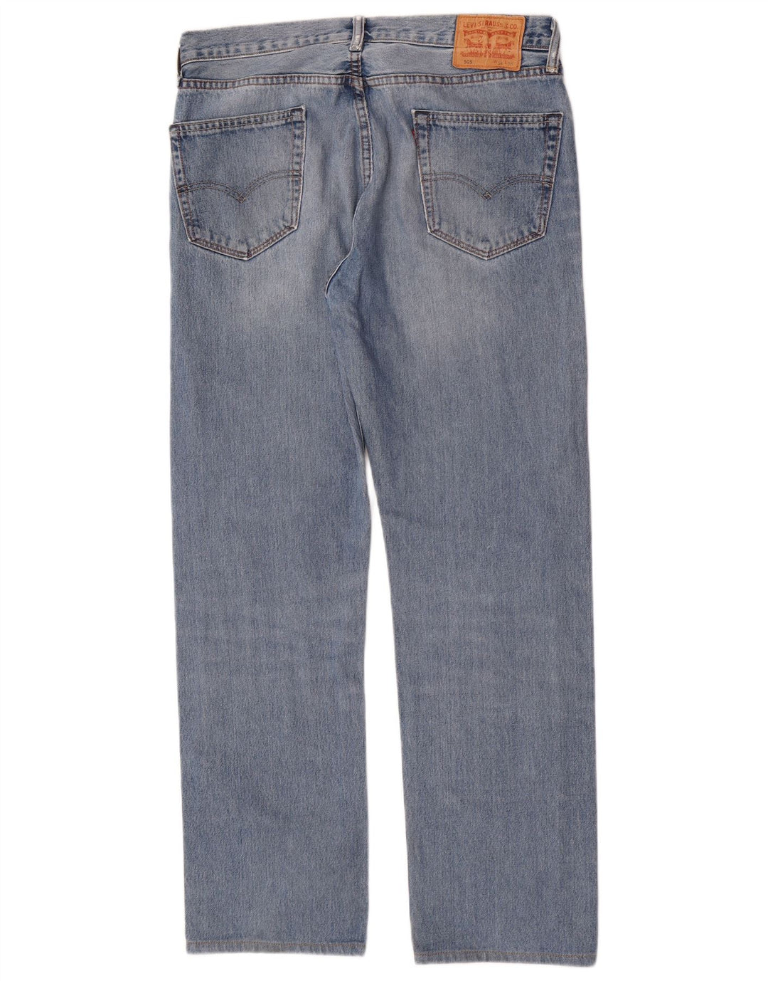 Мужские прямые джинсы Levi's 505 W34 L32 синие, хлопок