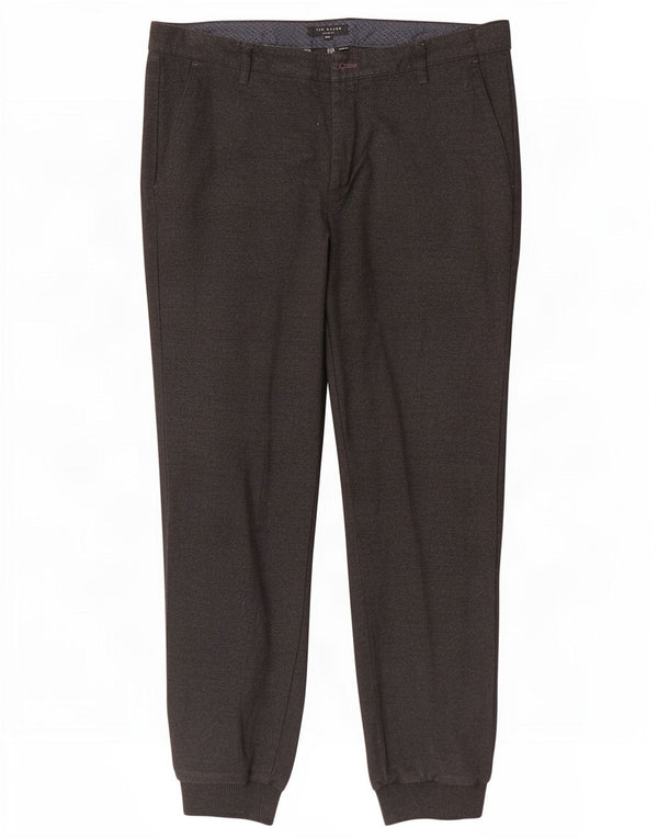 Мужские брюки-чиносы Ted Baker W34 L30, черные, полиэстер
