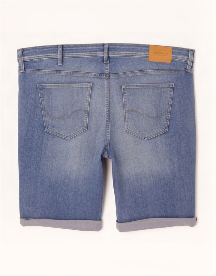 Мужские джинсовые шорты Jack & Jones стандартного размера W46 3XL, синие, хлопок