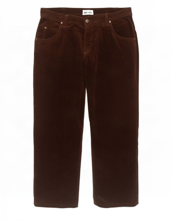 Мужские прямые вельветовые брюки Lee Brooklyn W42 L29, коричневые, хлопковые