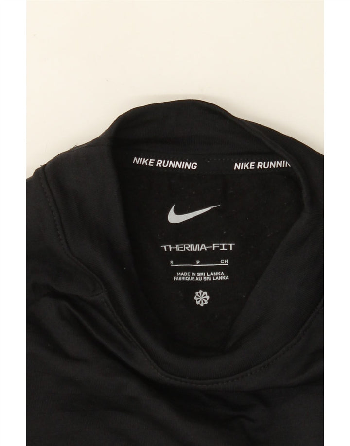 Женские кроссовки NIKE Therma-Fit Top с длинным рукавом UK 10, маленькие черные