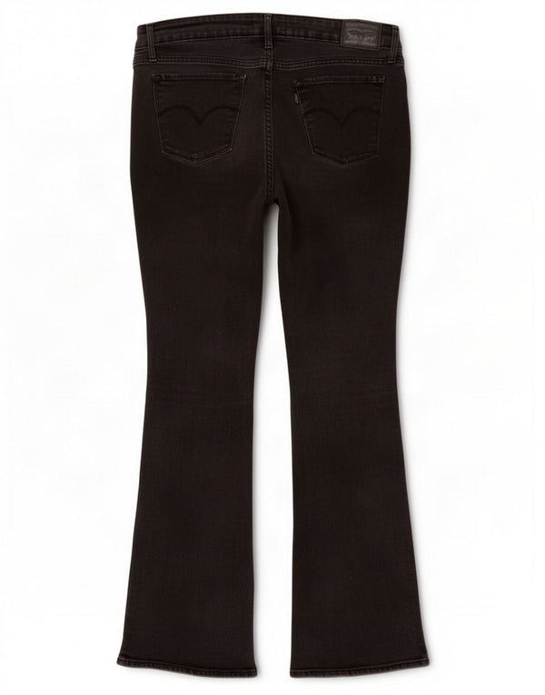 Женские джинсы Levi's 715 Bootcut W32 L32 Серые хлопковые