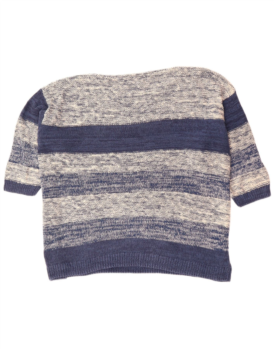 Женский джемпер с вырезом лодочкой CHAPS, рукав 3/4, Великобритания, 22, 3XL, серый в полоску