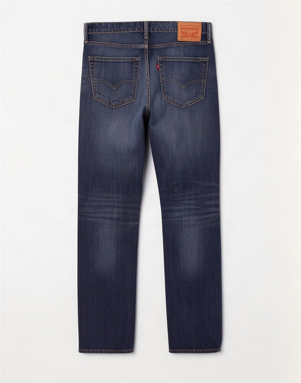 Мужские зауженные джинсы Levi's 502 W32 L34 синие, хлопок