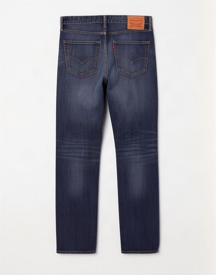 Мужские зауженные джинсы Levi's 502 W32 L34 синие, хлопок