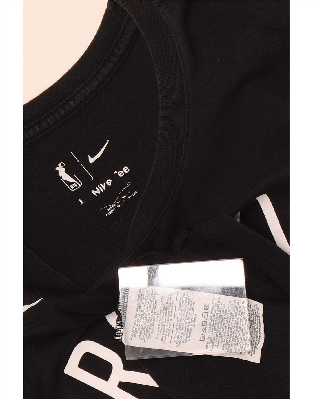 Мужская футболка Nike Brooklyn с графическим рисунком, маленький черный хлопковый топ