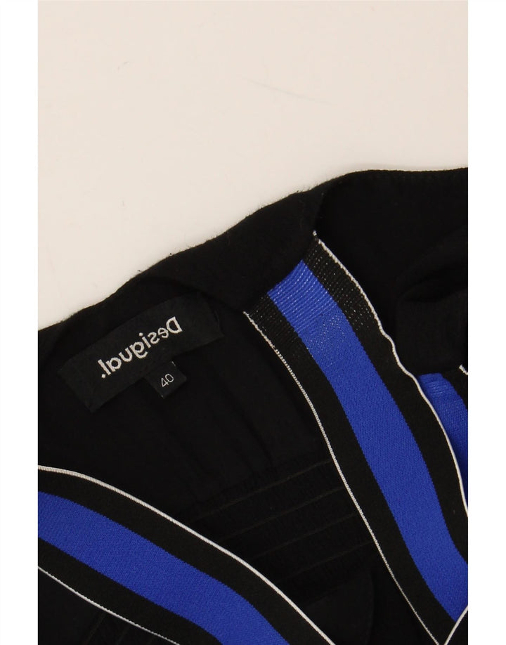 DESIGUAL Женское платье макси с абстрактным узором EU 40, средний черный в богемном стиле