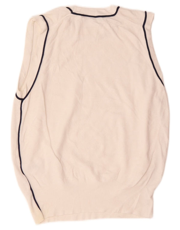 Женская майка Zara Vest UK 12, средний белый, вискоза
