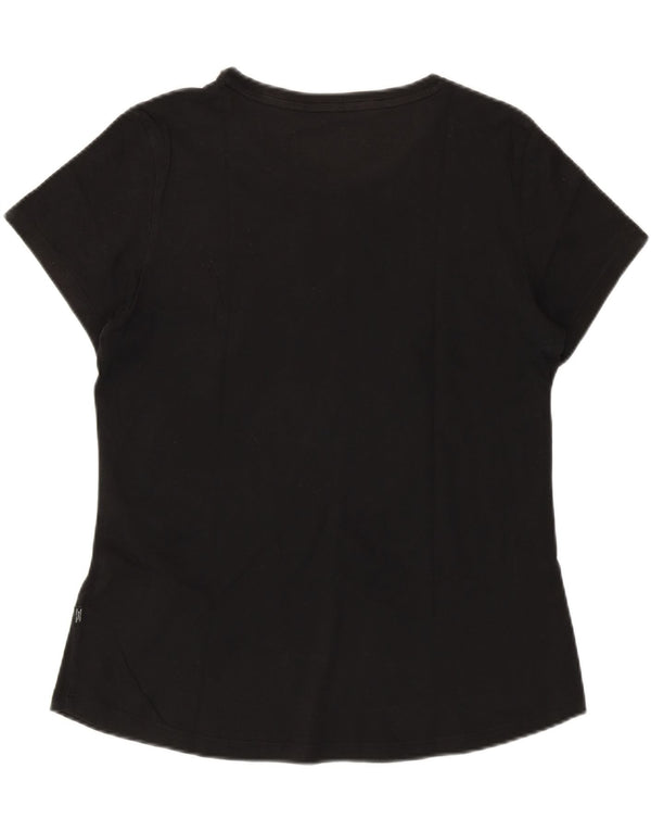 Женская футболка с рисунком PUMA Top UK 14, средний черный хлопок